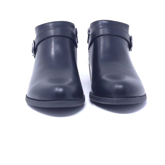 LifeStride Alexander Block Heel Ankle Booties Black 6.5 W - Picture 3 of 10